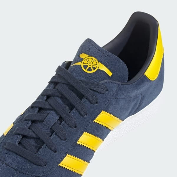Adidas Gazelle x Arsenal Collegiate Navy Tribel Yellow White IE8500