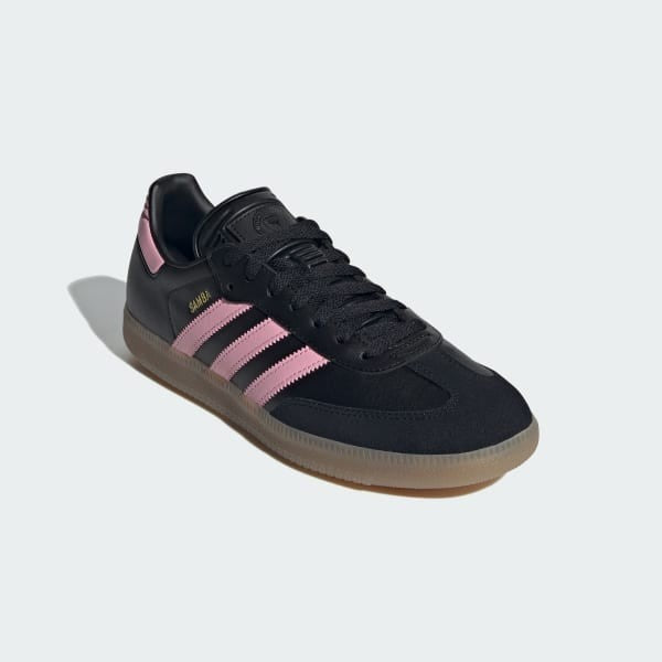 Adidas Samba Inter Miami CF Indoor Boots Core Black Light Pink Gum IH8157