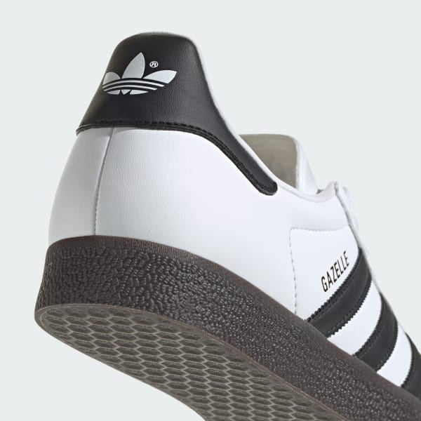 Adidas Gazelle Low Cloud White Core Black Gold Metallic IH2218