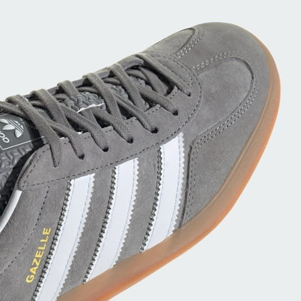 Adidas Gazelle Indoor Grey Three Cloud White Gum ID0978
