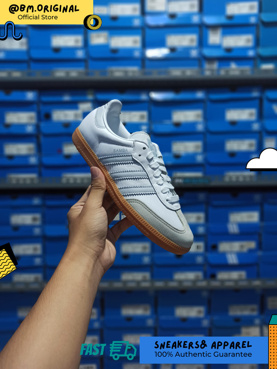 Adidas Samba OG Cloud White Halo Blue Off White IE0877