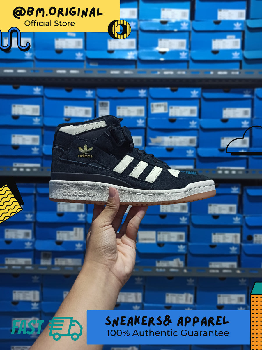 Adidas Forum Mid Core Black Cream White Gum FZ6252