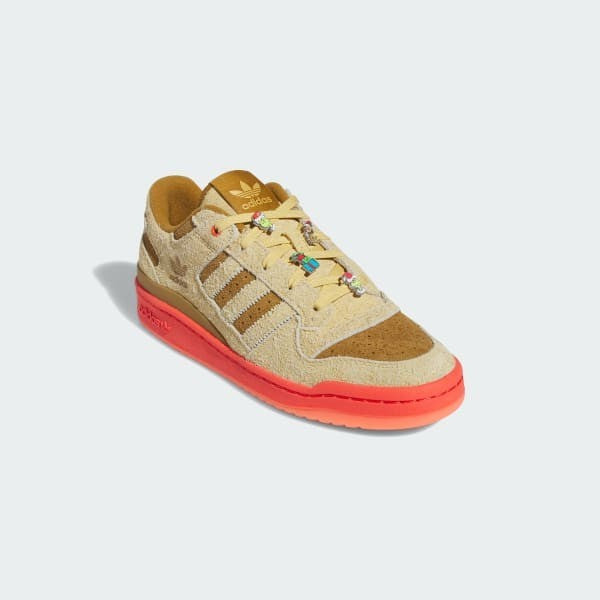 Adidas Forum CL The Grinch Oat Bright Red Bronze Strata ID8896