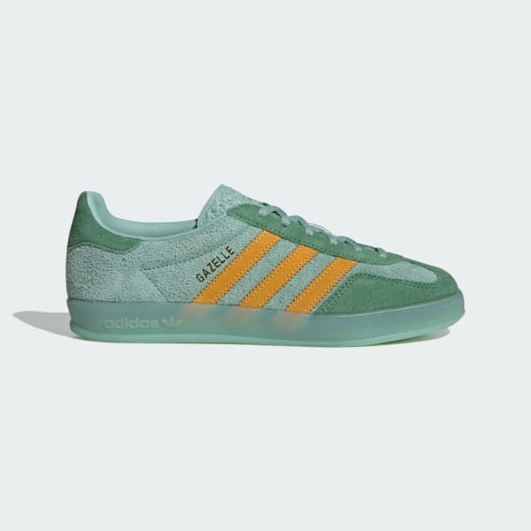Adidas Gazelle Indoor Hazy Green Preloved Green Crew Yellow IG6783