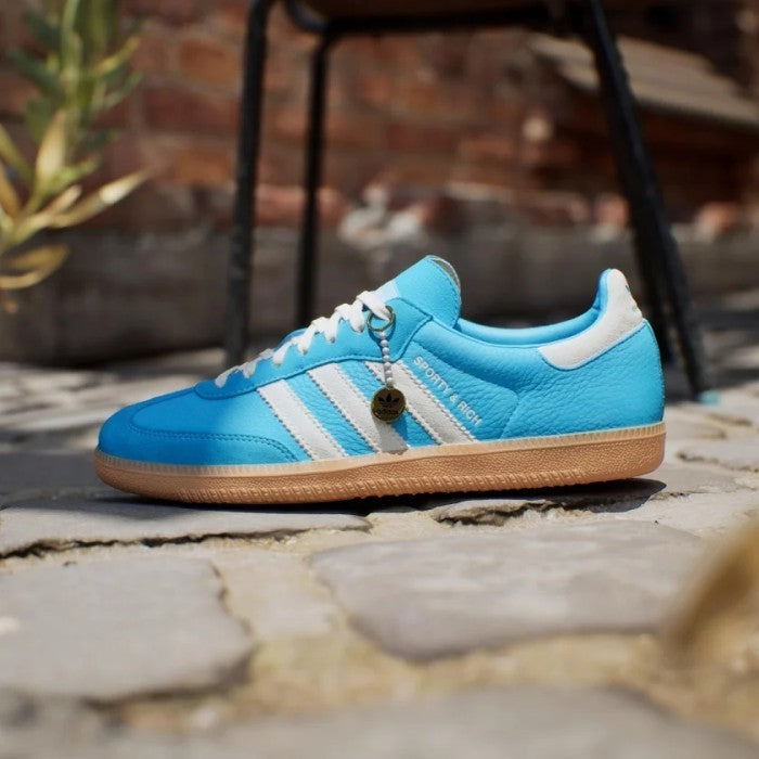 Adidas Samba OG Sporty & Rich Blue Rush Cream White Gum IE6975