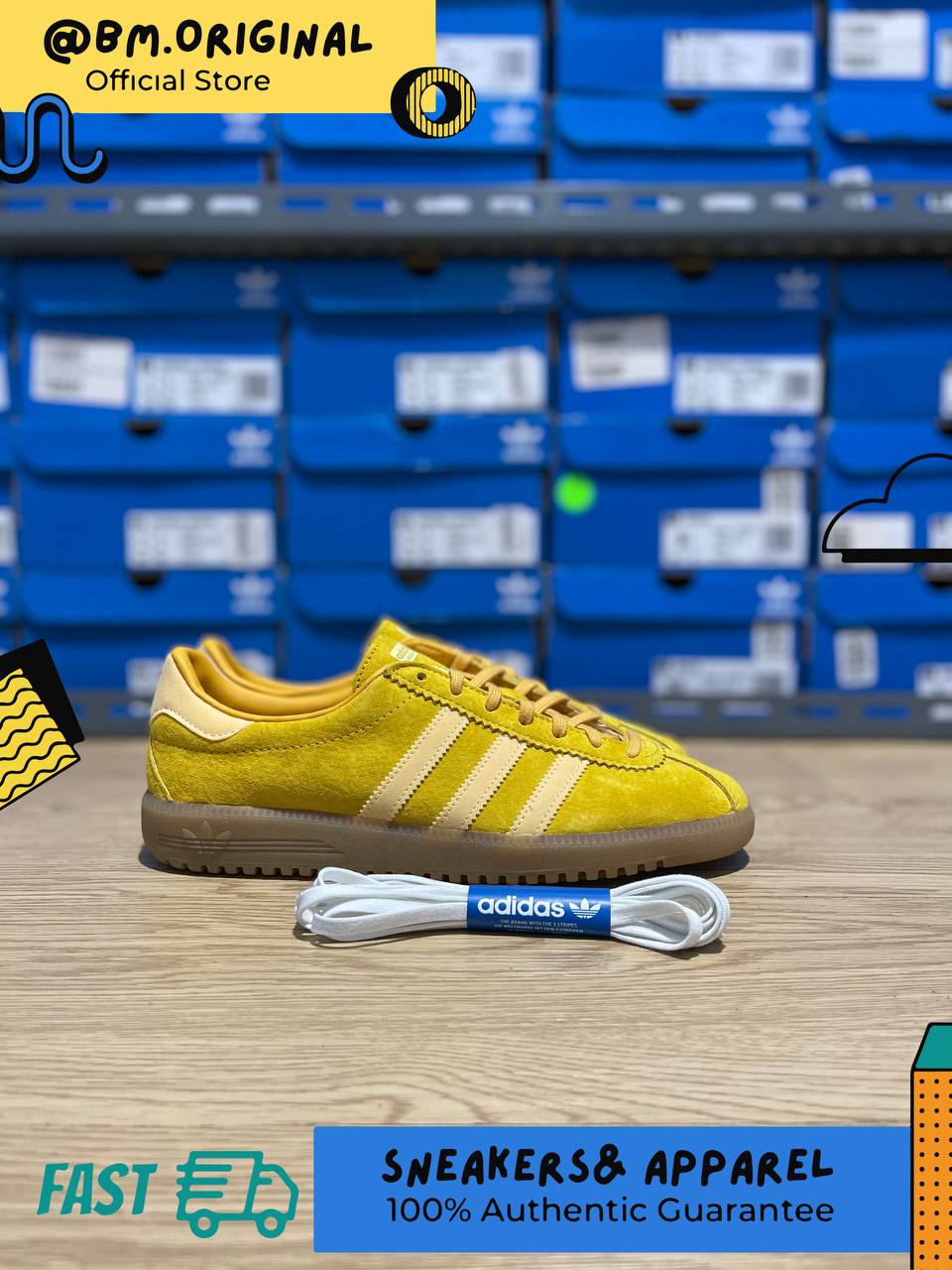Adidas Bermuda Bold Gold ID4574