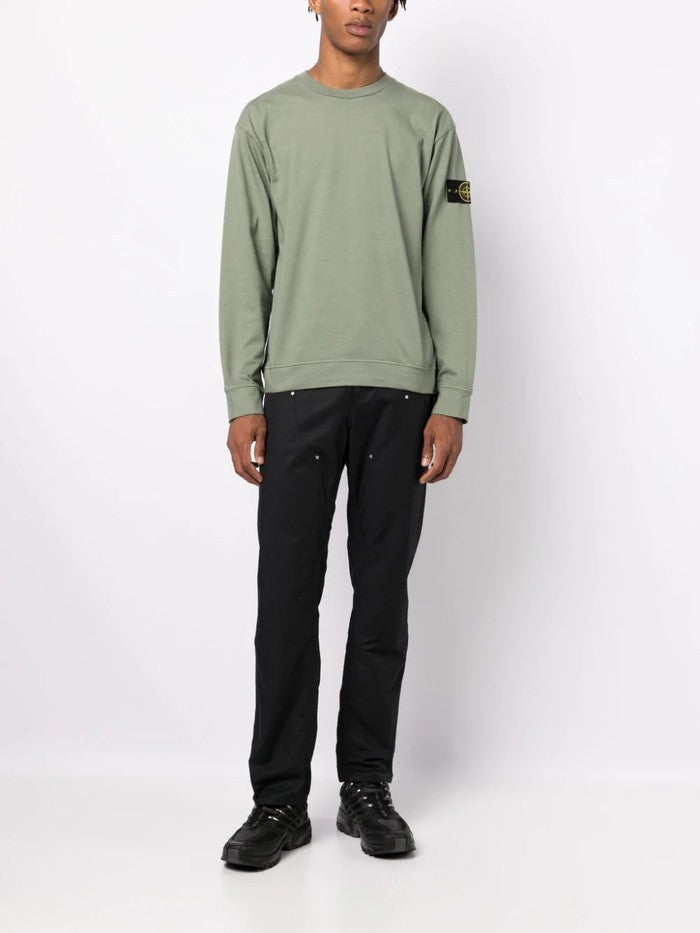 Stone Island Compass Patch Cotton Sweatshirt 791563750 V0055