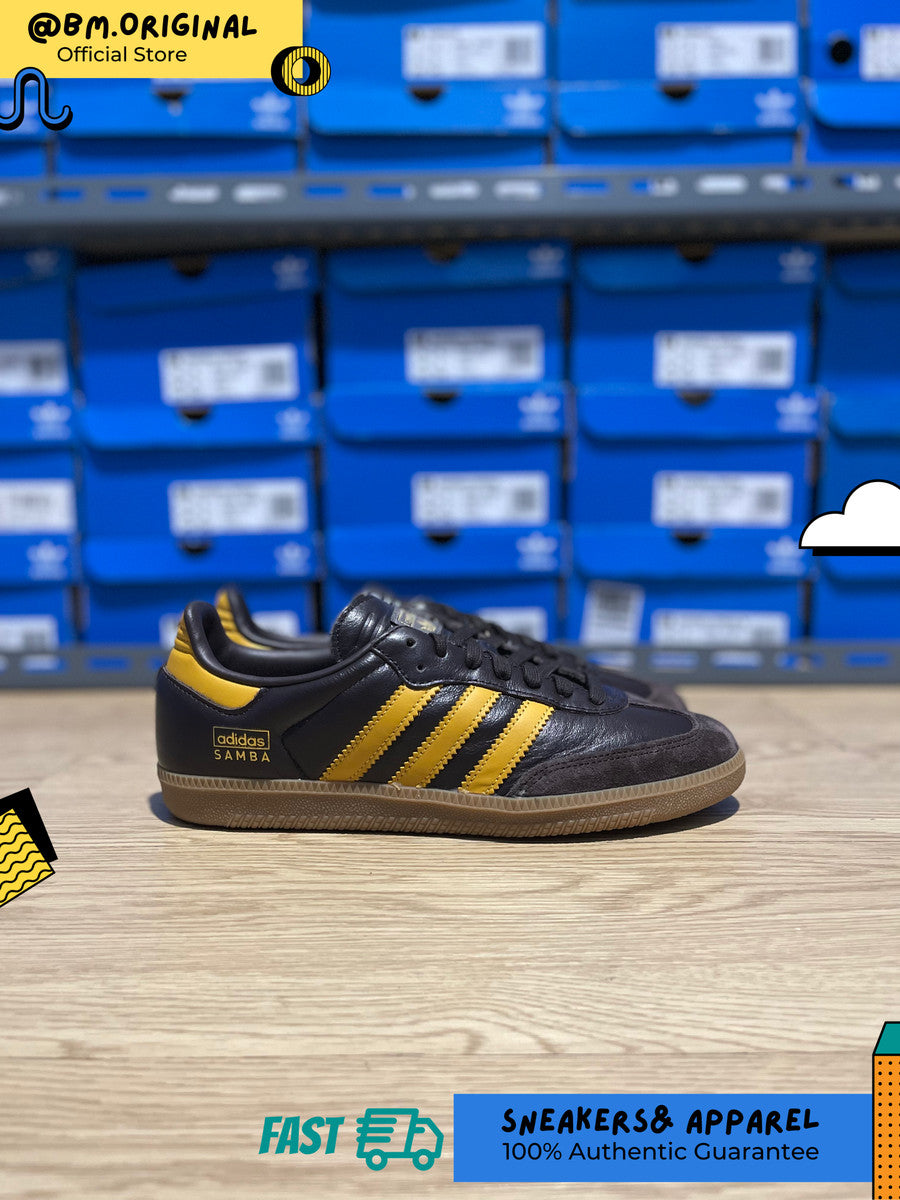 Adidas Samba OG Dark Brown Preloved Yellow Gum IG6174 – BM STORE ORIGINAL  FOOTWEAR