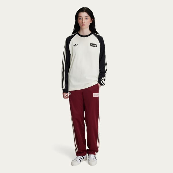 Adidas x Oasis Tour 3-Stripes Longsleeve Tee Cream White KK9120