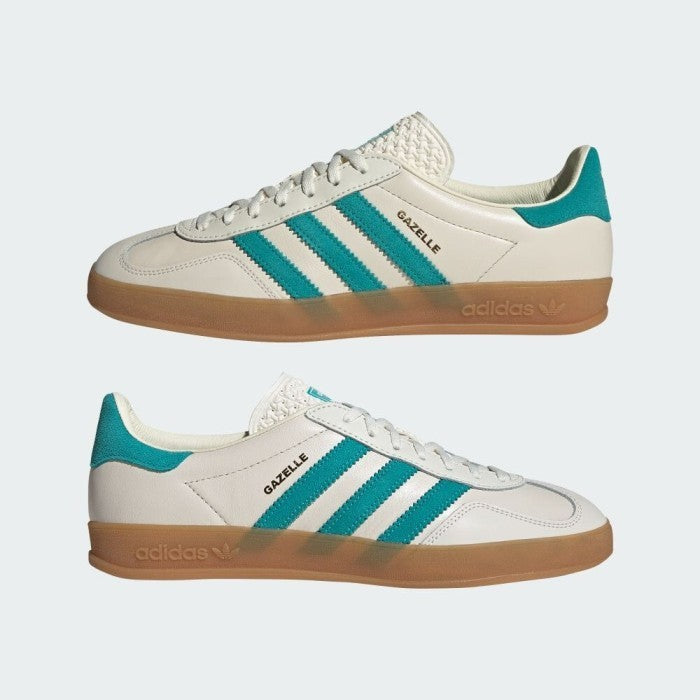 Adidas Gazelle Indoor Chalk White Turquoise JI2583