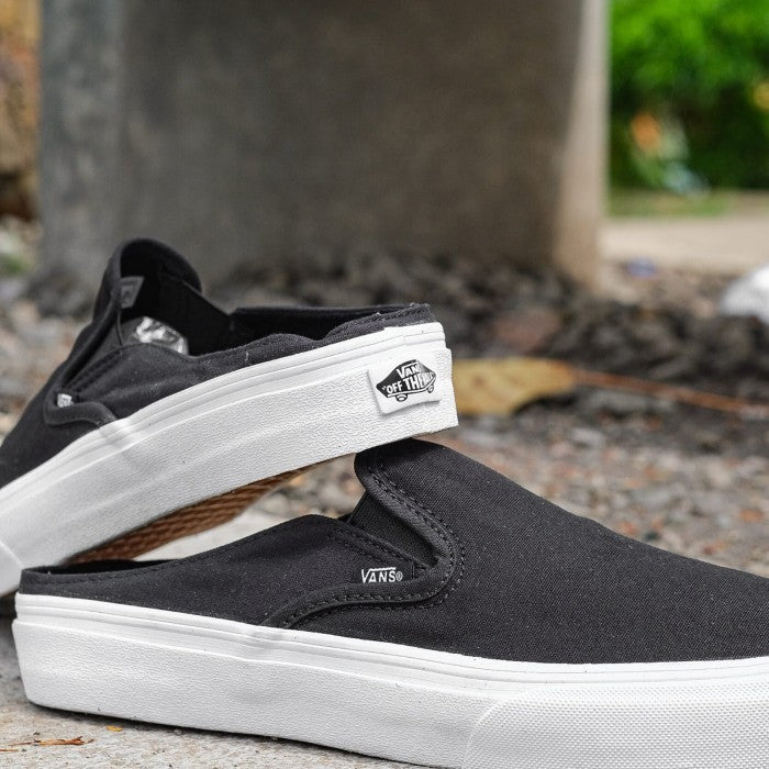 Vans Slip on Classic Mule Black White