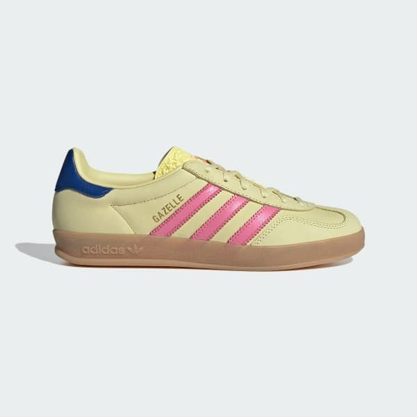 Adidas Gazelle Indoor Powder Yellow Lucid Pink Royal Blue JI2719