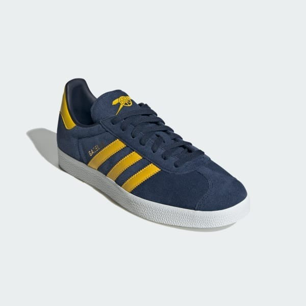 Adidas Gazelle x Arsenal Collegiate Navy Tribel Yellow White IE8500