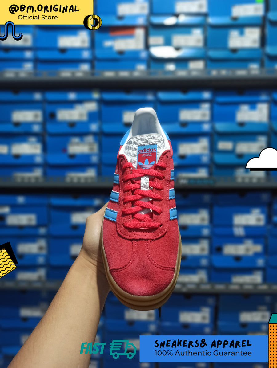 Adidas Gazelle Bold Active Pink Semi Blue Burst Cloud White IE0421