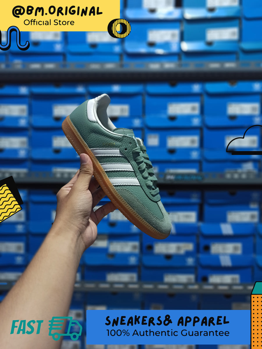 Adidas Samba OG Green White IE7011