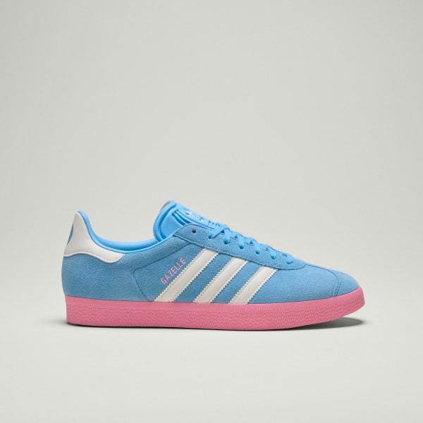 Adidas Gazelle x Inter miami CF Semi Blue Burst White Tint Bliss Pink JR4178