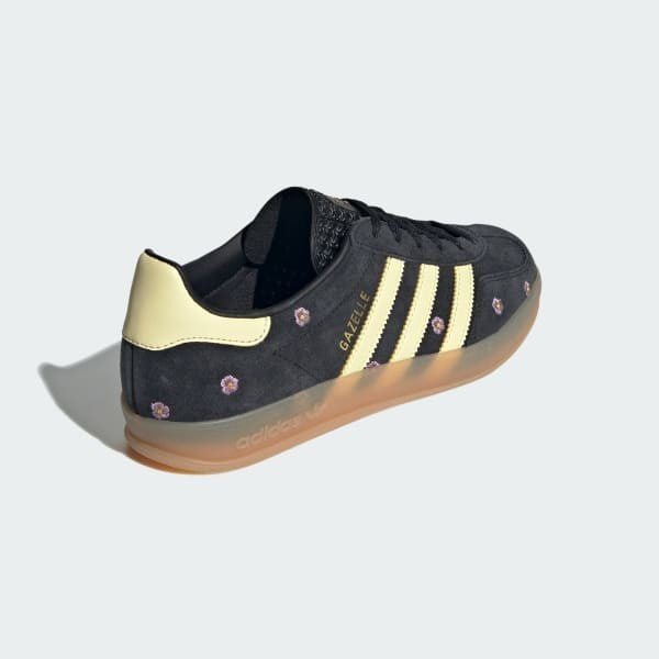 Adidas Gazelle Indoor Core Black Almost Yellow Silver Dawn IF4490