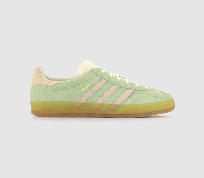 Adidas Gazelle Indoor Semi Green Spark Almost Yellow Cream IE2948