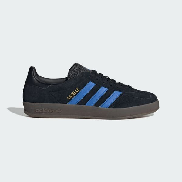 Adidas Gazelle Indoor Core Black Blue Gum JQ2692