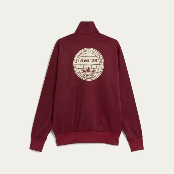Adidas x Oasis Tour Firebird Track Top Noble Maroon KK9133