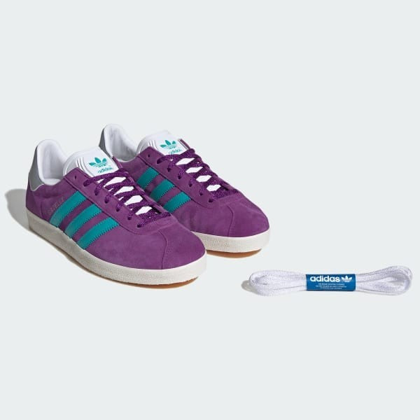 Adidas Gazelle 85 Low Glory Purple Hi Res Aqua Cloud White IF6232