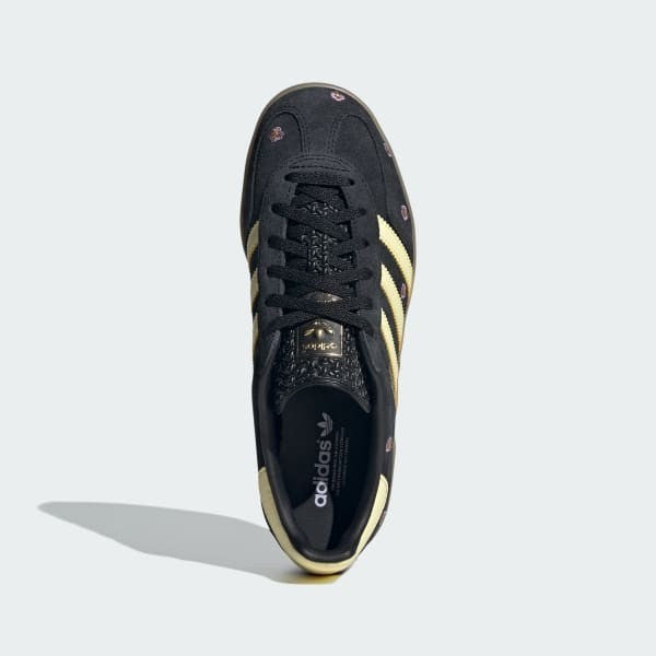Adidas Gazelle Indoor Core Black Almost Yellow Silver Dawn IF4490