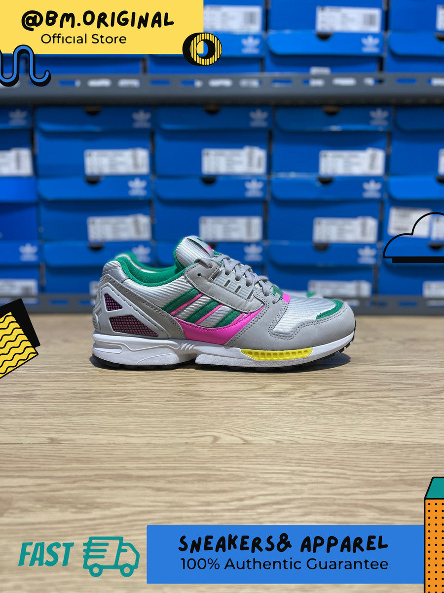 ADIDAS ZX 8000 Grey Two Court Green Screaming Pink IG3076