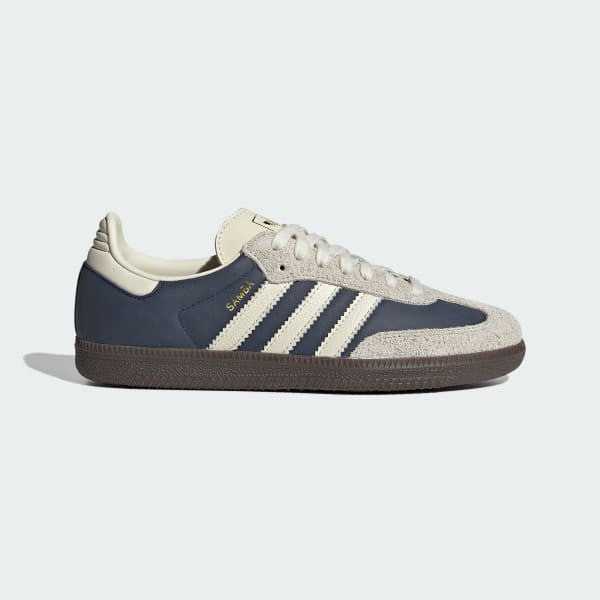 Adidas Samba OG Night Indigo Cream White Gold Metallic IG1968