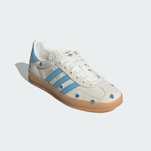 Adidas Gazelle Indoor Cloud White Light Blue Gum IF4491