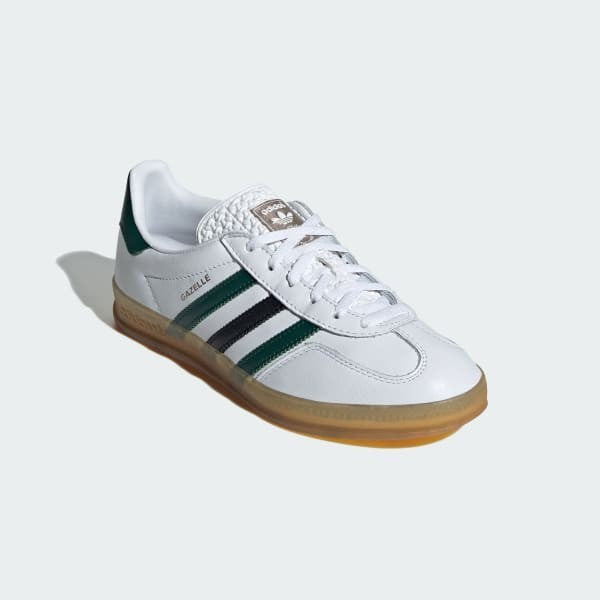 Adidas Gazelle Indoor Cloud White Collegiate Green Core Black IE2957