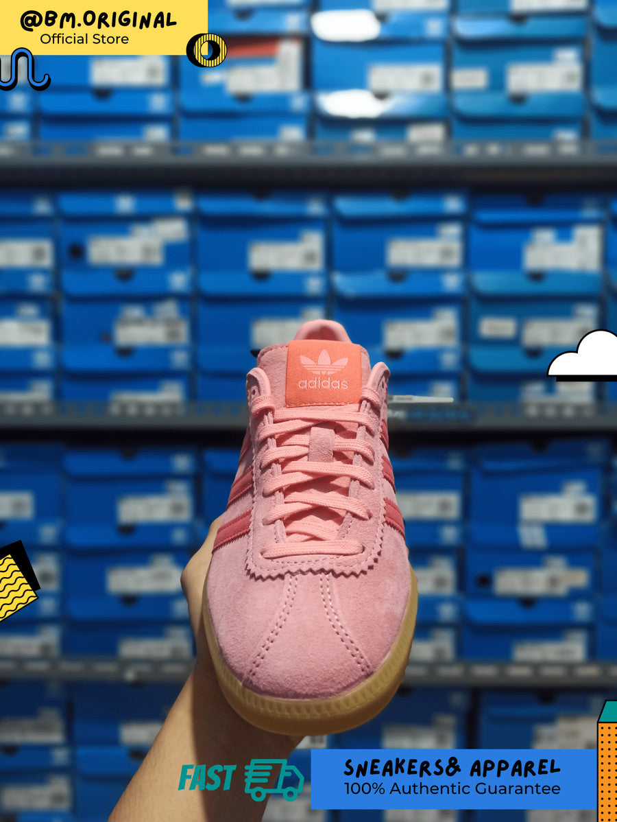 Adidas Bermuda Semi Pink Spark Preloved Scarlet Gum IH0302
