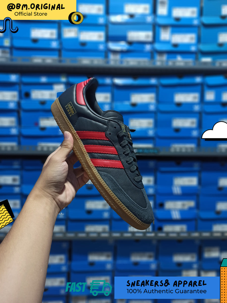Adidas Samba OG Carbon Better Scarlet Gum IG6173