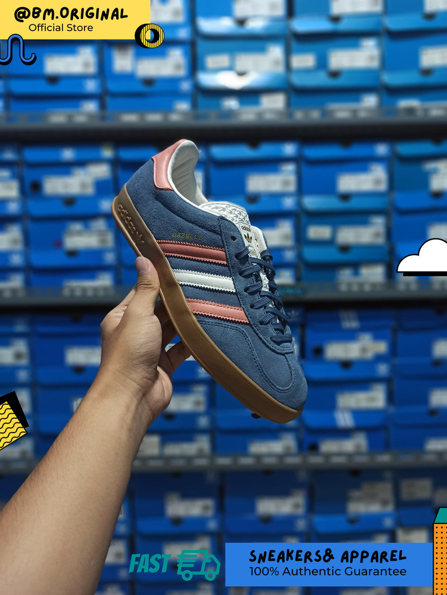 Adidas Gazelle Indoor Blue Almost Pink IG1640