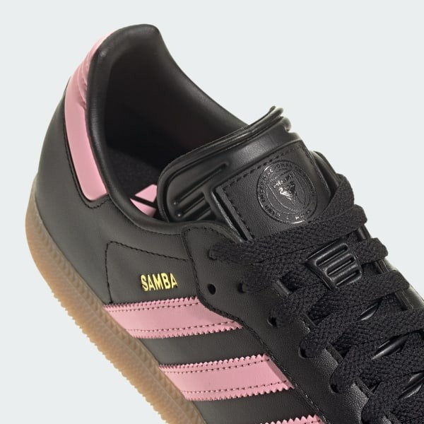 Adidas Samba Inter Miami CF Indoor Boots Core Black Light Pink Gum IH8157