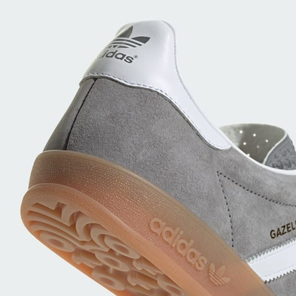 Adidas Gazelle Indoor Grey Three Cloud White Gum ID0978