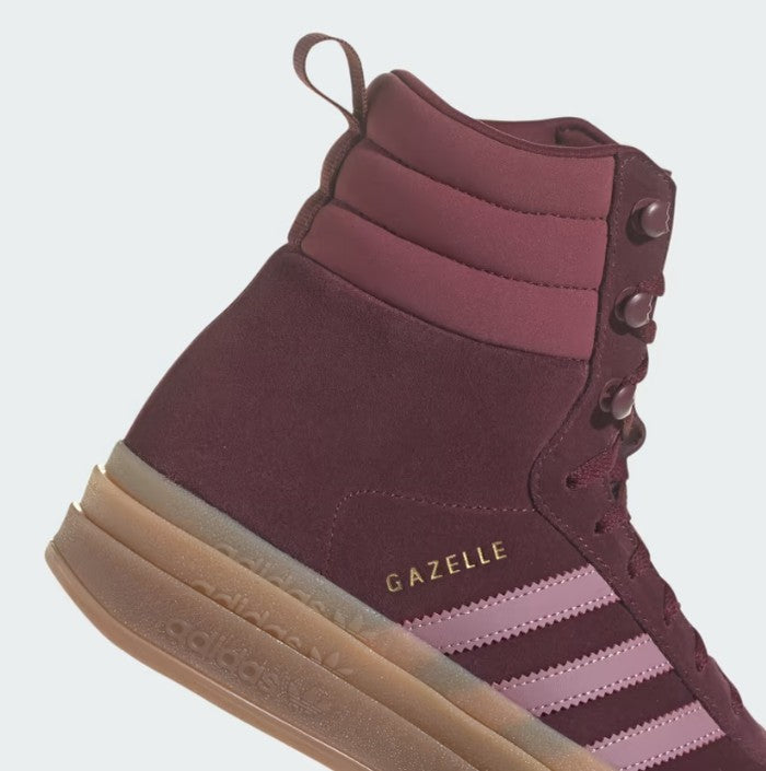 Adidas Gazelle Boot Maroon Wonder Orchid Gold Metallic ID6882