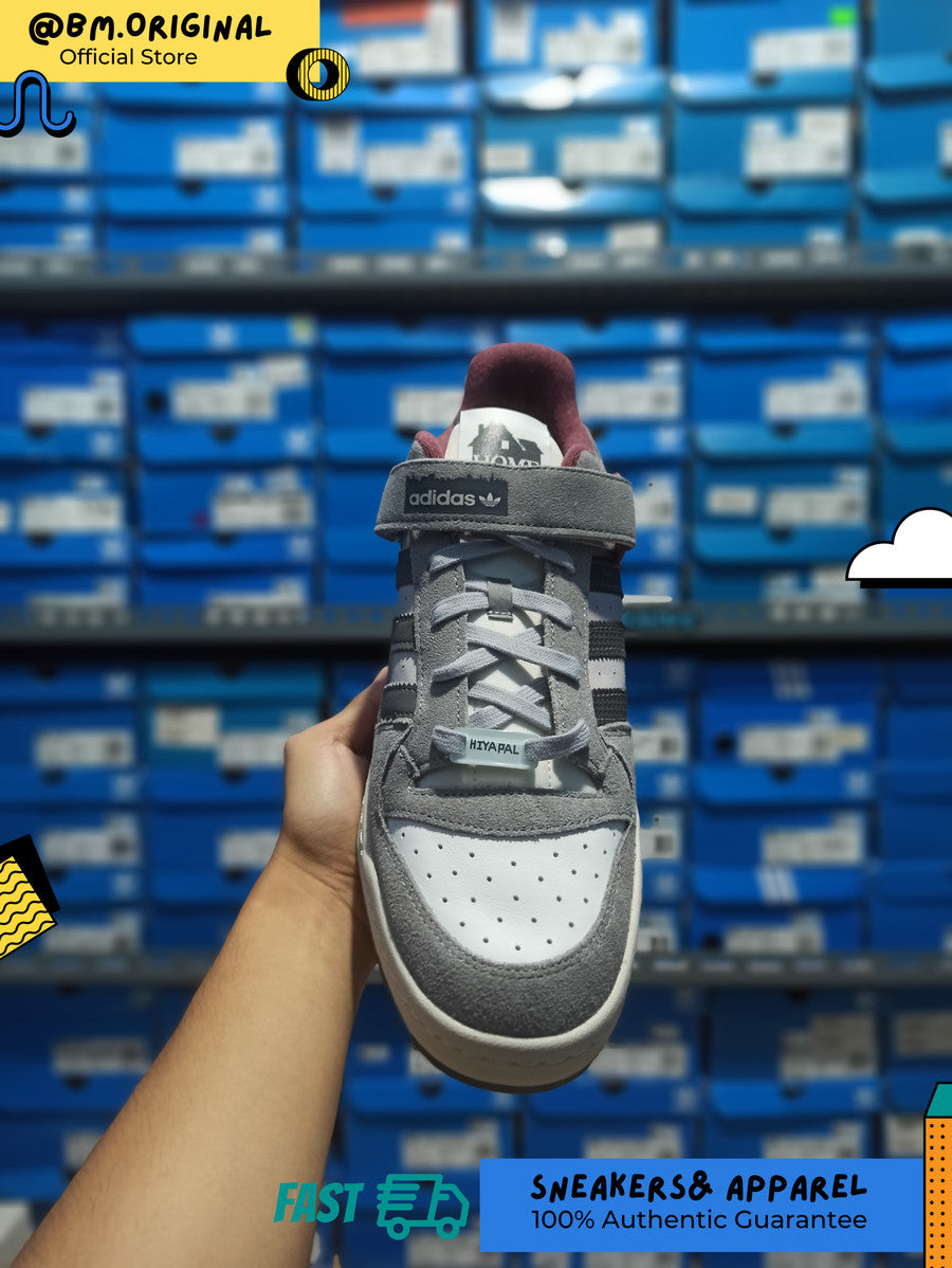 Adidas Forum 84 Home Alone Charcoal SOLID Grey White Grey Four ID4328