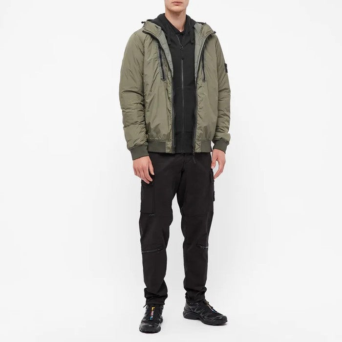 STONE ISLAND GARMENT DYE ZIP THROUGH HOODY 751564220 V0029