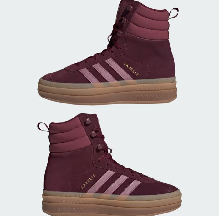 Adidas Gazelle Boot Maroon Wonder Orchid Gold Metallic ID6882