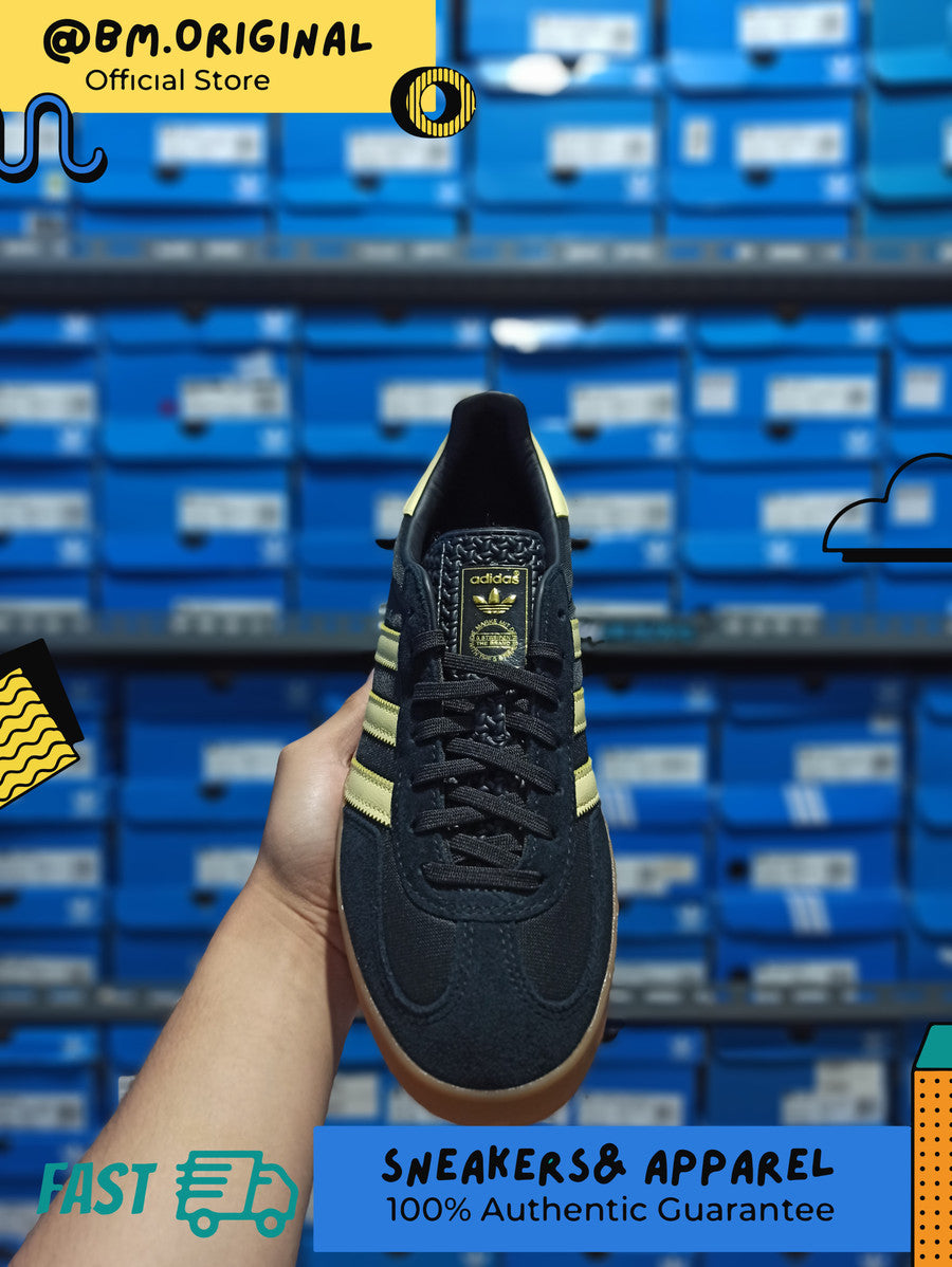 Adidas Gazelle Indoor Core Black Almost Yellow Gum IG4999
