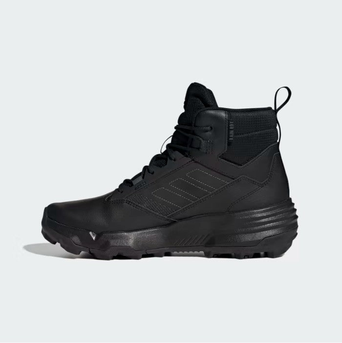 Adidas Terrex Unity Leather Mid Rain.RDY Hiking Core Black Grey GZ3325