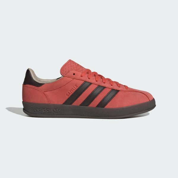 Adidas Gazelle Indoor Pro Crew Red Supplier Colour Charcoal JR8839