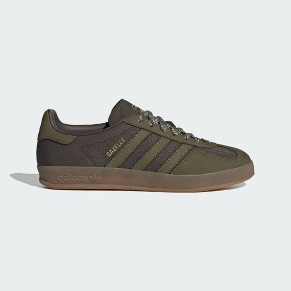 Adidas Gazelle Indoor Shadow Olive Focus Olive Off White JQ8396