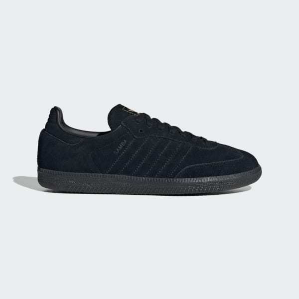 Adidas Samba OG Core Black Grey Three Gold Metallic JR0887