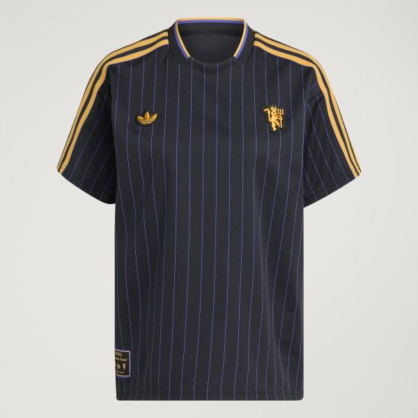Adidas Manchester United Terrace Icons Jersey Black JN2818
