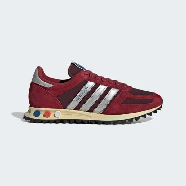 Adidas LA Trainer Noble Maroon Silver Metallic Maroon JQ5715