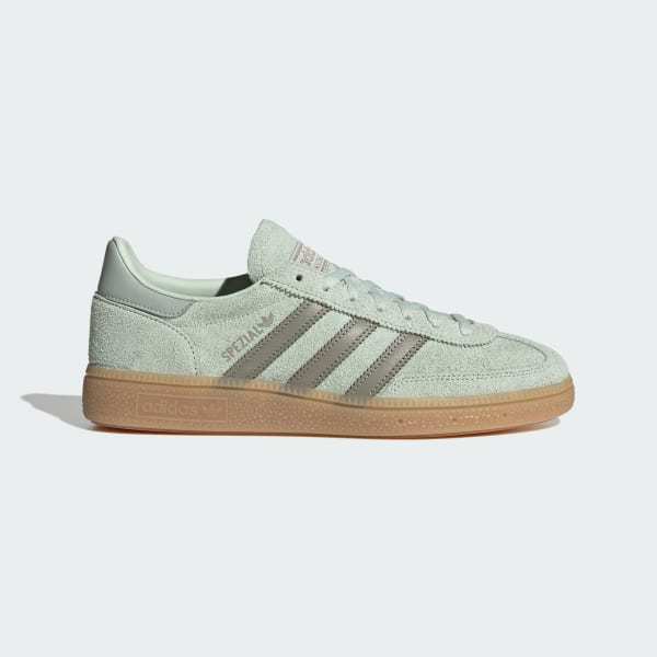 Adidas Spezial Handball Linen Green Silver Pebble Wonder Silver JR3628