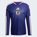 Adidas Japan 26/27 Home Authentic Jersey Long Sleeve Japan Blue Ash Blue JZ9681