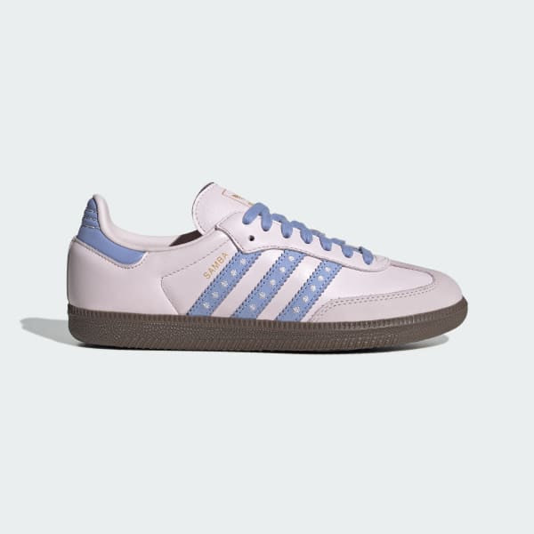 Adidas Samba OG Almost Pink Blue Spark Gum JR8822