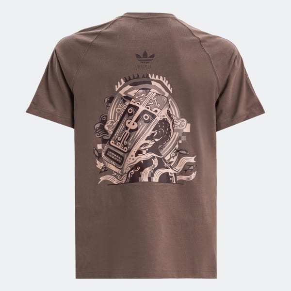 Adidas SS26 Papua Graphic Tee Island Series Earth Strata KM3203